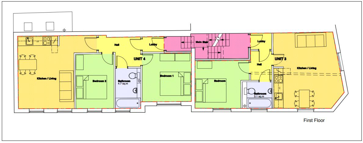 Lot: 30 - LARGE FREEHOLD RESIDENTIAL INVESTMENT ARRANGED AS SIX FLATS - 